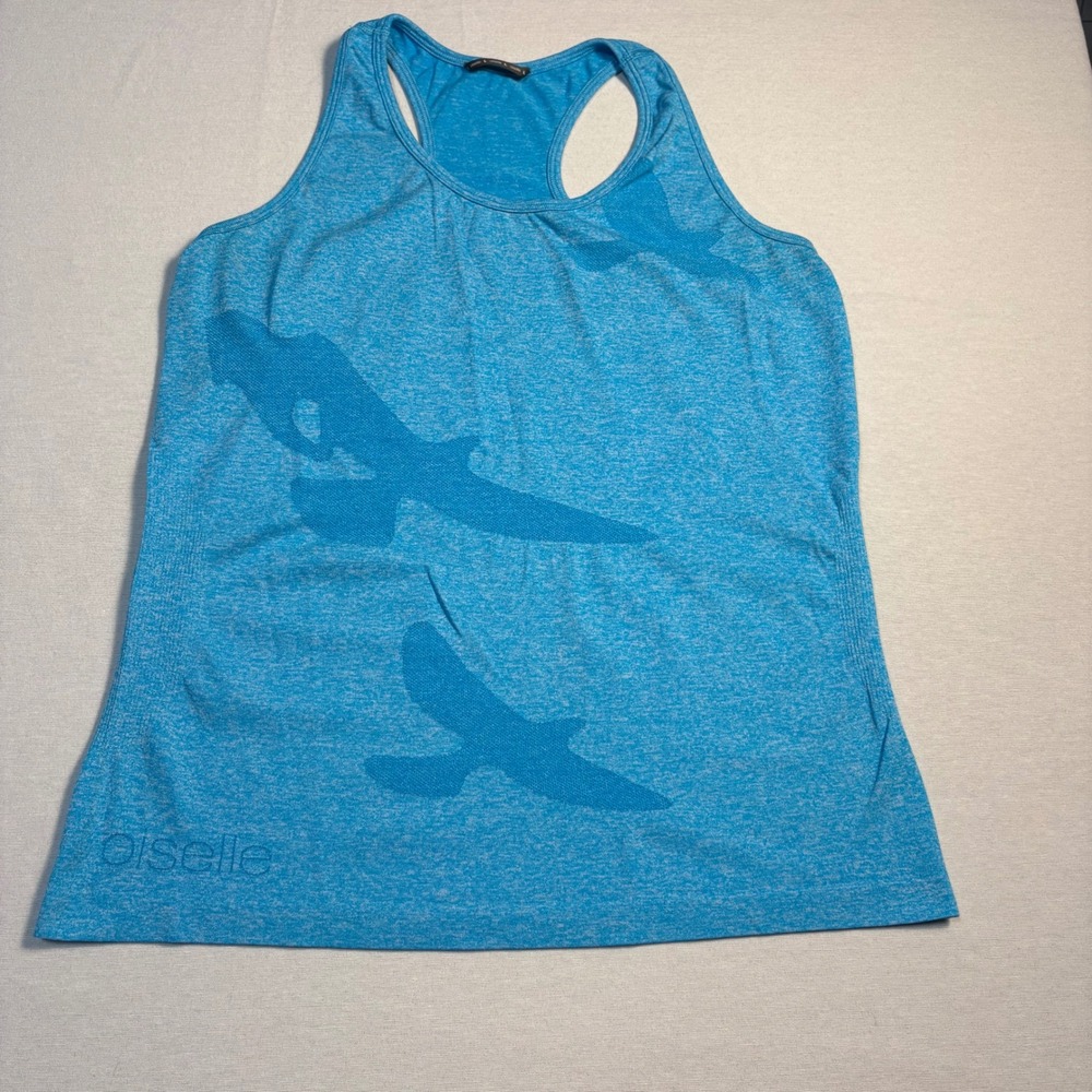 Oiselle, Flyte Tank Top, Blue, Large, Excellent